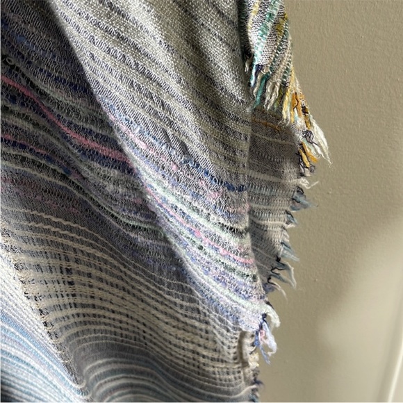 🍑🔥Boutique - Blue & Multi-Colored Boho Swim Cover Up - OS - Picture 4 of 4